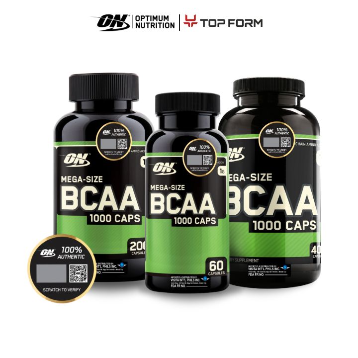 Optimum Nutrition BCAA 1000 ON 60, 200 and 400 caps-SALE!!!! | Lazada PH