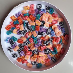 Megasari /Cod/ Ikat Rambut Anak Perempuan Lucu 12 Pcs = 6 Pasang Donat Handuk / 1 Ls Donat Handuk Warna Warni / Hiasan Rambut Anak Donat Handuk / Ikat Rambut Donat