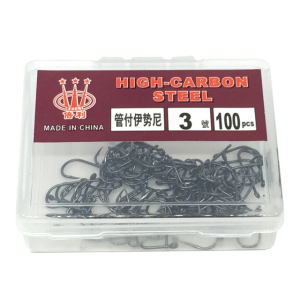 100ชิ้น/เซ็ตเหล็กคาร์บอนเหยี่อปลาเบ็ดตกปลาทนทานตกปลา Tackle