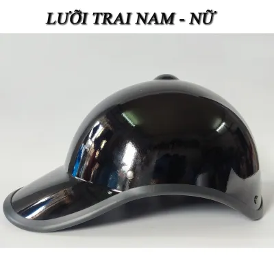 Nón Bảo Hiểm Thời Trang Dạng Kết - Mũ Bảo Hiểm Sơn Bóng Nhiều Màu (Kết Núm) Không Khoét Lỗ