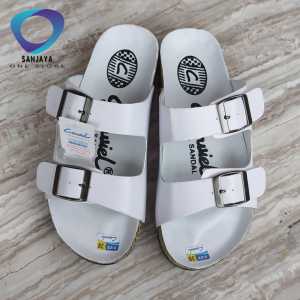 PROMO ...CARVIL New Colection | Sandal Slop Kulit Carvil PUTIH Kualitas Premium  Size 37- 40 | Sandal Wanita | BISA COD Sandal Casual Segala Musim - Lazada