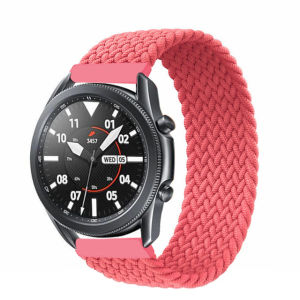 Braided Solo Loop Nylon fabric Strap For Samsung Galaxy Watch 3 Elastic Bracelet Galaxy Watch 3 41mm 45mm Smart Watch Band
