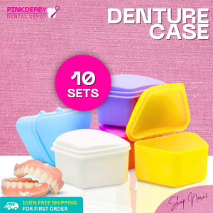 Pinkderby 10 pcs Denture Case Kit for Superior Oral Hygiene