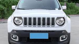HH8 TESIN Lamp Hoods for Jeep Renegade Car Headlight Lamp Decoration Cover for Jeep Renegade 2016 2017 2018 Exterior Accessories R8P6Q