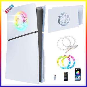 Vỏ thay thế với lỗ thông hơi làm mát Vỏ bọc bảo vệ chống xước cao cấp thay thế ABS vỏ thay thế cho ps5 Slim