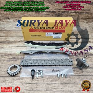 RANTAI KETENG CHAIN SET MITSUBISHI L300 DIESEL EURO 4 EURO4 MESIN 4N14 PART MOBIL