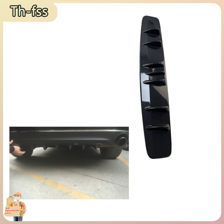 [Th-fss]สปอยเลอร์หลัง Universal Shark Fin Tail Bumper Diffuser Lip ...