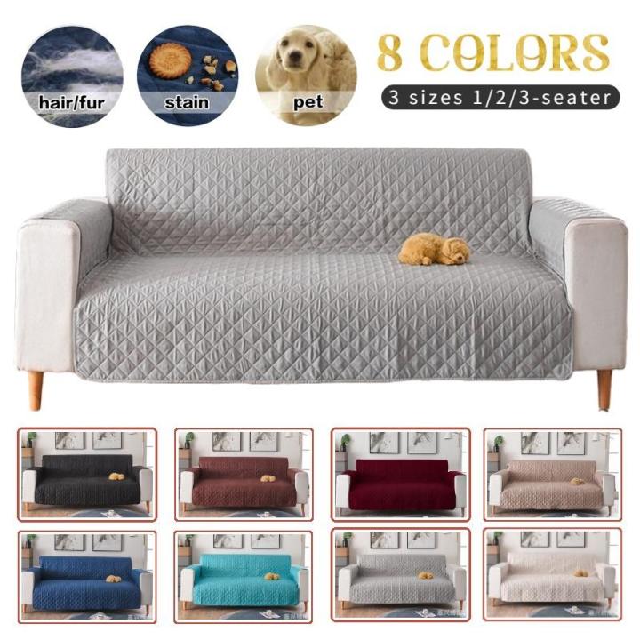 1/2/3 Seater Waterproof Sofa Covers Pet Stain Resistant Sofa Mat