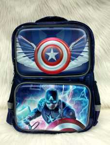 Tas Avengers Anak TK SD/ Tas Anak Avengers Timbul/Tas ransel sekolah anak laki laki