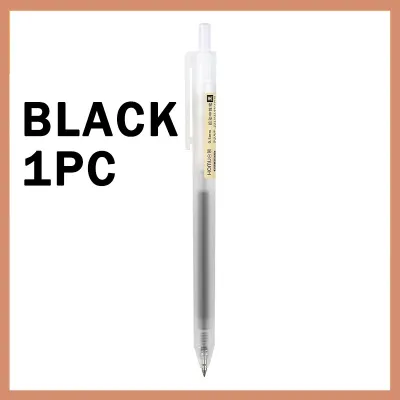 0.5 MM Gel Pen MUJI Pen Student Exam Quick Drying Rollerball Pen Black Blue Red Retractable Press Pen Replaceable Refill Stationery Supplies