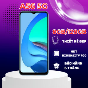 Điện thoại OP A56 5G 8GB/128GB Đẹp Keng 2 SIM 2 Sóng Lướt Mượt kèm cường lực ốp lưng BH 06 Tháng
