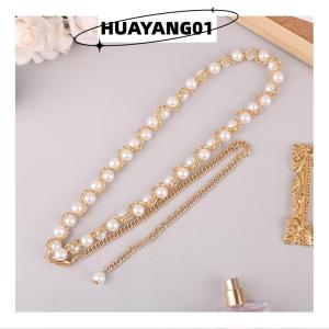 HUAYANG01 [2023 new HOT FASHION] Elegant Women Belt Waist Chain Elastic Buckle Chain Belt Female Clothing Accessories