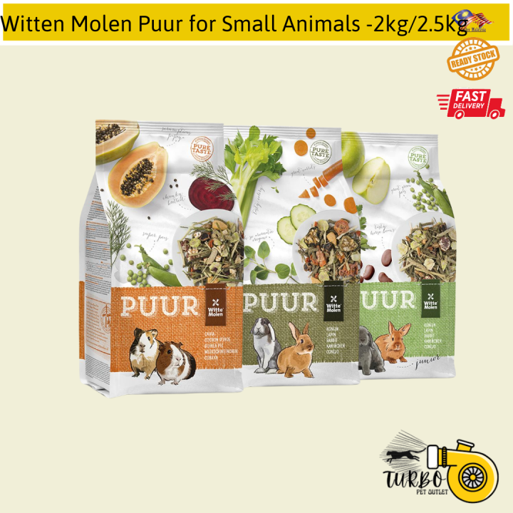 Witte Molen Puur Muesli Small Animal/Guinea Pig/ Rabbit Food2kg/2.5kg