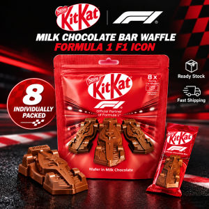 Nestle Kit Kat F1 Racing Formula 1 Edition Car Shaped Milk Chocolate Bar Wafer Snack 8 Packs 88g