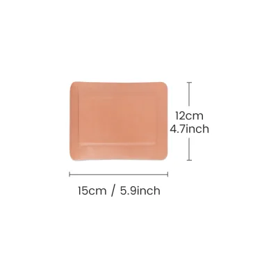 Suolaer 10Pcs Castor Oil Pack Wrap Self-Adhesive Castor Oil Pack Wrap Organic Cotton Castor Oil Patches Castor Oil Wrap Castor Oil Pads Disposable Castor Oil Compress Kit No Wash (Oil Not Included)