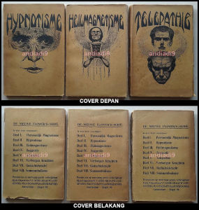 BUKU JADUL ANTIK VINTAGE TELEPHATIE HYPNOTISME HEILMAGNETISME DJORGHI 1925 BAHASA BELANDA ORIGINAL