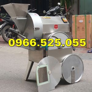 Máy thái lát thái sợi thái hạt lựu đa năng công nghiệp với công suất 1500W