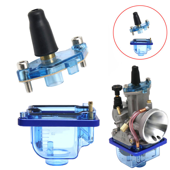 Visual Adjustment Carburetor Top Cover and Float Bowl Fit for Keihin
