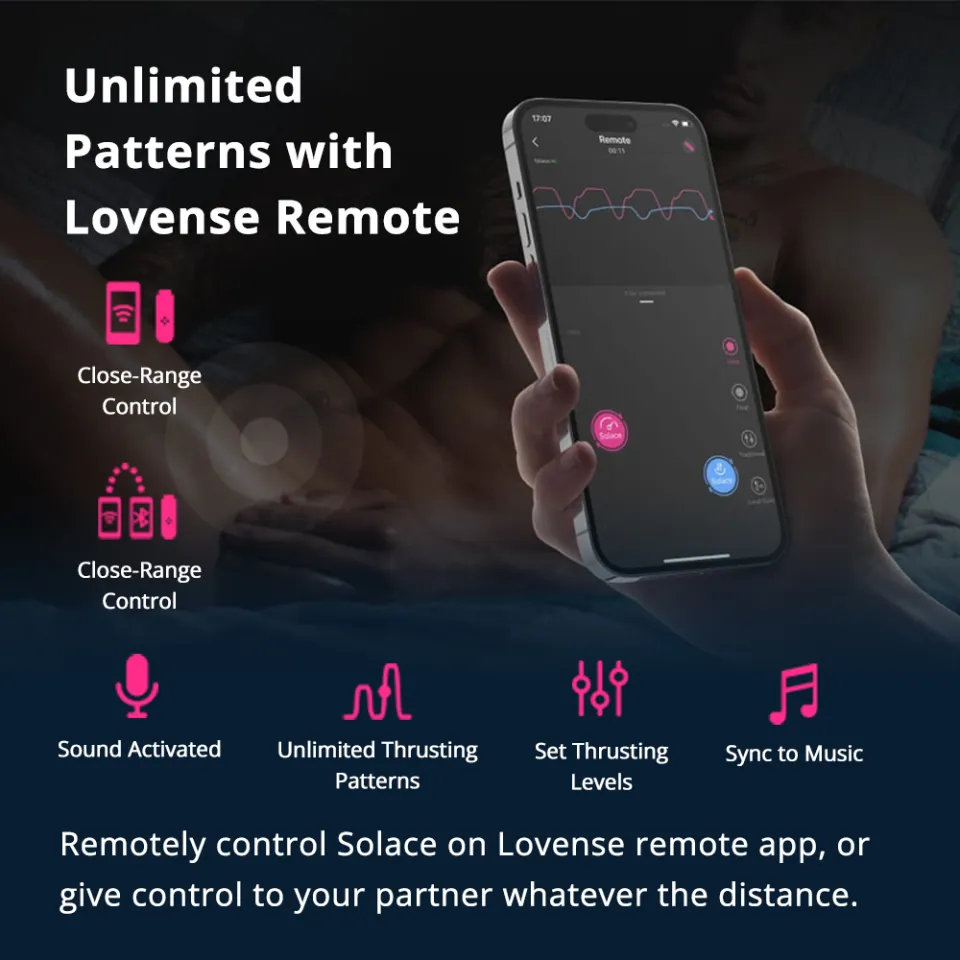 SG Seller) Lovense - Solace App-Controlled Automatic Thrusting Male  Masturbator Pink Lifestyle | Lazada Singapore