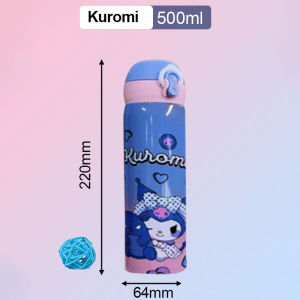 800ml Cute Cartoon Stainless Steel Hot And Cold Drink Cup 304 Stainless Steel Vacuum Insulation Suitable For Children And Adults [COD]