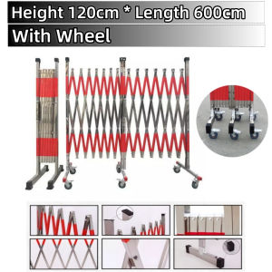 【3M/6M/10M】Stainless Steel Expandable Fence Barrier Stainless Steel Safety Fence  Barrier Gate