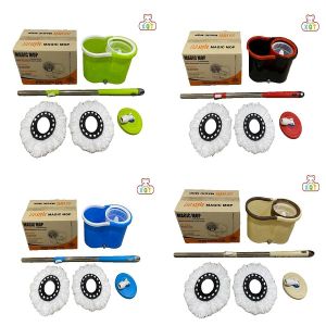 Spin Mop With Spinner and Bucket Magic Tornado Mop 360 Easy Rotating Map Floor Cleaning Mop Hand-Z055