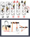 Safety Body Harness Hook/Safety Belt Kerja/Safety Belt Proyek dengan kait 3meters  - Standar Internasional. 