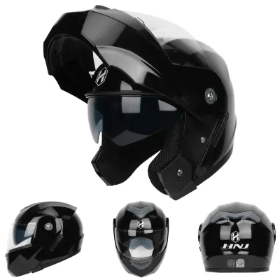 HNJ YM-920 modular dual visor helmet For Motorcycle Open Face for motorcycle women classic couple retro men Helmets