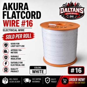 WIRE FLATCORD ELECTRICAL AKURA BRAND #16 1 ROLL