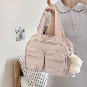 ZM10Q Multi-pouch Travel Cosmetic Bag Waterproof Nylon Travel Wash Bag Portable Korean Style Makeup Pouch Bag Travel