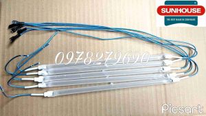(Linh kiện) Bóng đèn sưởi halogel Sunhouse SHD7016 SHD7021 400w 25.5cm có kèm dây dài