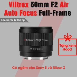 Ống kính Viltrox AF 50mm F2 Air Auto Focus - Lấy nét tự động siêu nhanh dành cho Full-Frame Sony E/FE Nikon Z