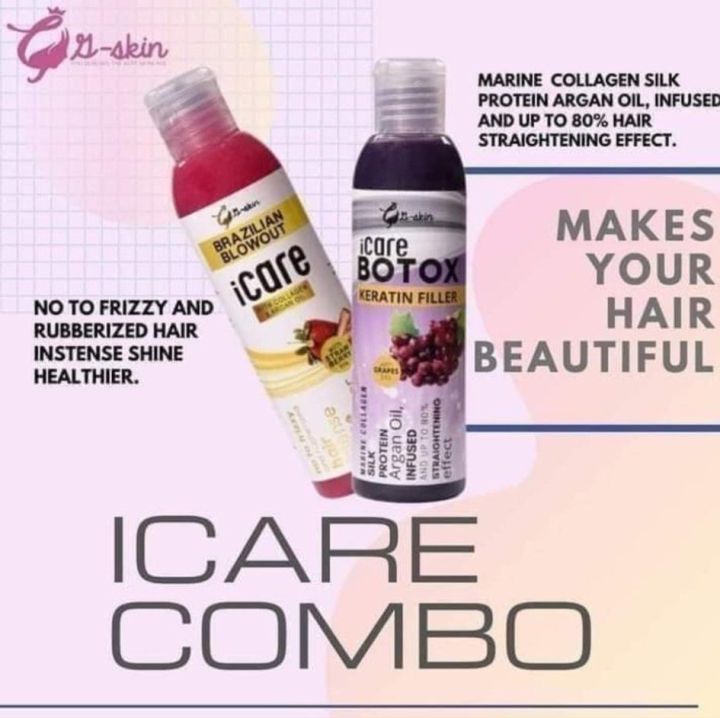 iCARE ORIGINAL / AUTHENTIC not rebrand Hair Botox / Brazilian Blowout