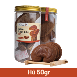 [Loại 1] Nấm Linh Chi Đỏ Thái Thái Lát Dễ Sử Dụng Hũ 50gr 100gr Chăm Sóc Sức Khỏe Bền Vững - Nông Trại Nấm Xanh