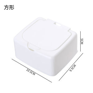Japanese-style dust-proof cotton swab storage box drawer desktop debris small box student makeup cotton box toothpick storage box/日式防尘棉签收纳盒抽屉桌面杂物小盒子学生化妆棉盒子牙签收纳盒