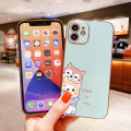 Hontinga Casing Case For VIVO V30 V30e V29 5G Y78 V27E V27 Pro 5G Case Fashion Cute Cartoon Dogs Luxury Chrome Plated Soft TPU Square Phone Case Full Cover Camera Protection Anti Gores Rubber Cases For Girls. 