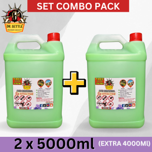 [ 5 LITER] DR SETTLE CICAK REPELLENT INSECT AND LIZARD REPELLENT SPRAY PEST CONTROL NATURAL ANAI POWER