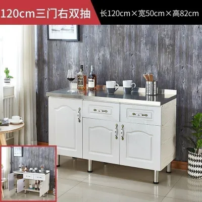 Kitchen Sink Cabinets Simple And Economical Assembly Stainless Steel Cupboards Rental Room Lockers