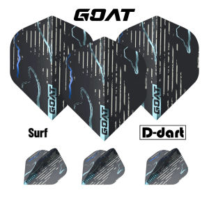 Goat Dart Flights - Surf Standard 100 Micron Darts Flight Soft and Steel Dart (SAYAP ARROW)