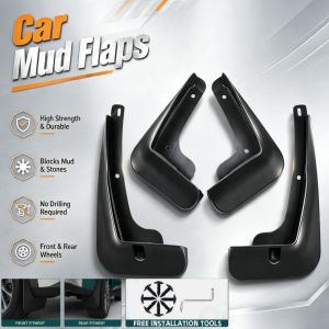 Jaecoo J5 Splash Guards Flaps Mud Guards Fender 4PCS Front Rear Mud Flap Mudguards Fender tayar custom fit easy
