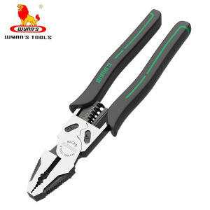 WYNNS 9" 225cm Heavy-Duty Industrial Grade Wire Cutter Multi-Function Stripper Crimping Plier for Handyman DIY Hand Tool