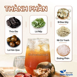 Trà Sâm Bí Đao Thanh Nhiệt Mát G.an - Tặng Kèm Hạt Chia