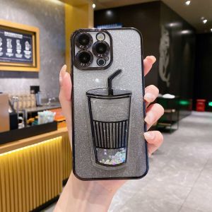 Honor X8B X7A X7B X9B X7 X9A X9 70 90 Lite X8 X6 Magic 5 6 Pro Dynamic Liquid Bling Quicksand Cup Phone Case