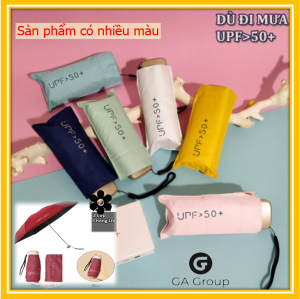 Ô Dù Gấp Gọn Mini Bỏ Túi  Ô Dù Che Mưa Đi Nắng UPF 50+ Chống Tia Cực Tím Kích Thước Nhỏ Gọn