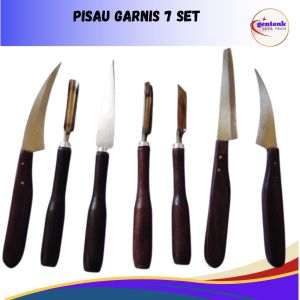 Pisau Ukir buah dan sayuran 7 pcs/pisau serving/pisau garnish