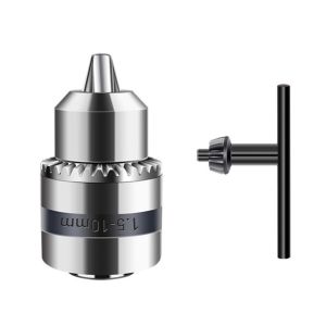 DOUBLEL 1.5-10mm Angle Grinder Adapter Thread Collet with Key M10 Thread Adapter Electric Drill Chuck Power Tool Durable Drill Convert Adapter For Electric Angle Grinders