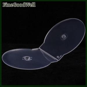 FineGoodWell 1 3PCS Transparent Plastic Single Piece Round Disc Case CD Case Thickened CD DVD Disc Box Disc Case Storage Box