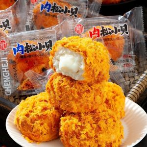 爆浆肉松小贝原味海苔味早餐零食 Seaweed Bread Nutritious Breakfast Meal Replacement Full Belly Casual Snacks