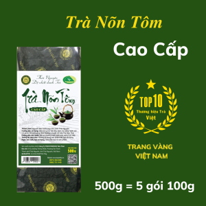 Trà Thái Nguyên Nõn Tôm Cao Cấp 500g(5 gói 100g)Trà Tâm Thái Chè xanh Thái Nguyên Trà Tân Cương Nõn Tôm Cao Cấp