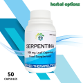 Serpentina Supplement 500mg Capsules 50's & 100's. 